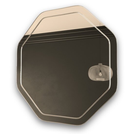 фото Зеркало Mixline "Герда" 600*600 (ШВ) гравировка