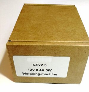 Блок питания адаптер для весов ШТРИХ М 12v 0.4a DC 5.5 x 2.5 mm