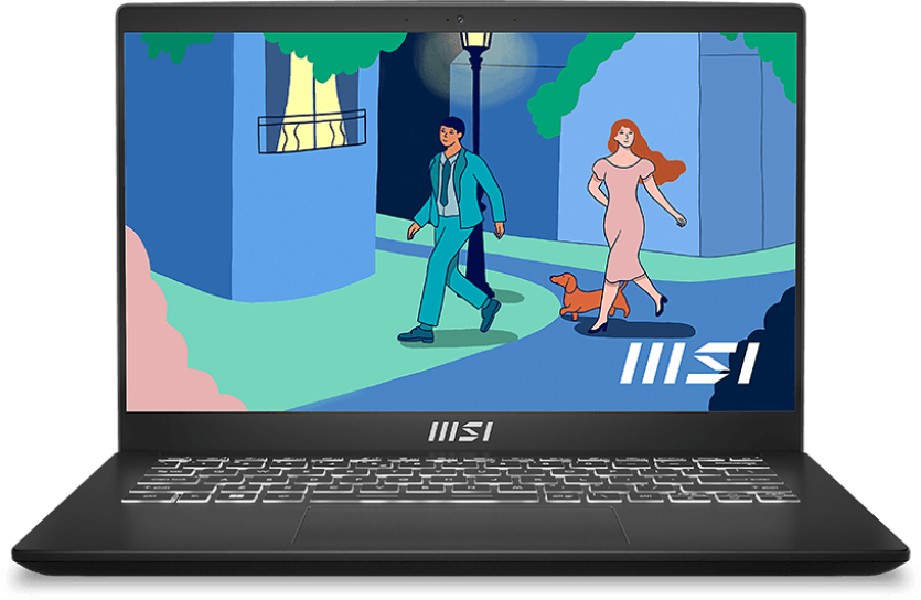 Ноутбук MSI Modern 14 C5M-011XRU, 14" (1920x1080) IPS/AMD Ryzen 5 5625U/8ГБ DDR4/512ГБ SSD/Radeon Graphics/Без ОС, черный [9S7-14JK12-011]