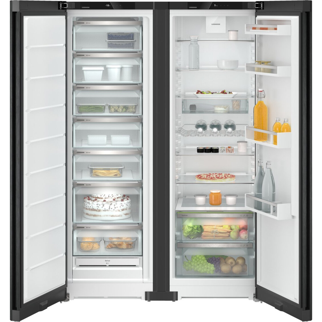 Холодильник LIEBHERR/ Комбинация Side-by-Side XRFbd 5220-20 001 ( SFNbde 5227-20 001 + SRbde 5220-20 001 ) - фотография № 1