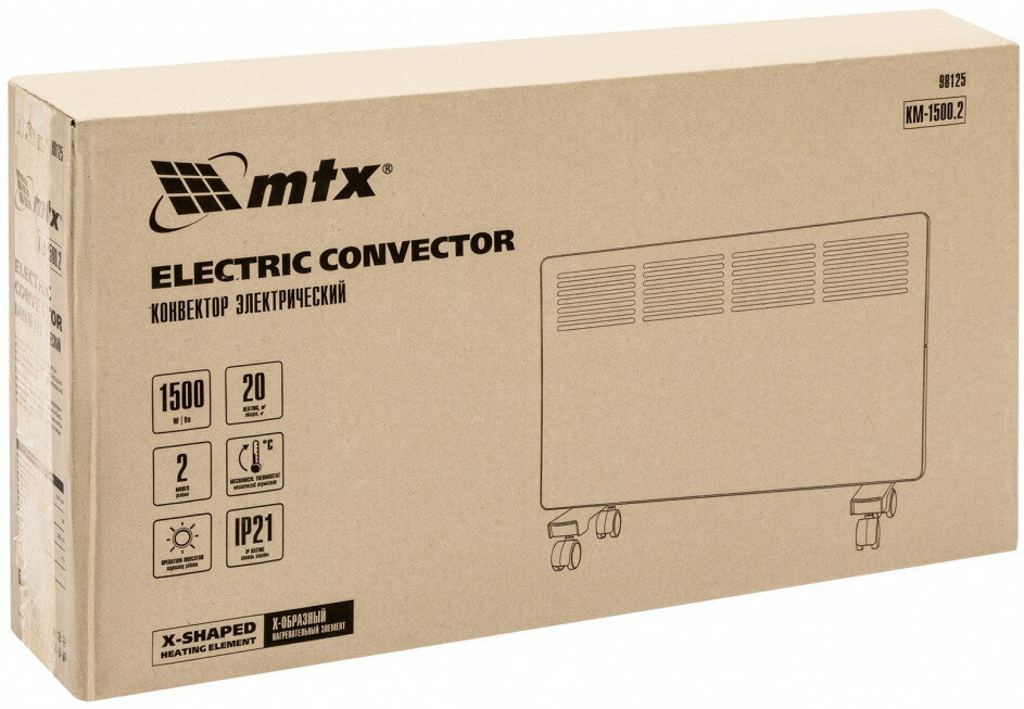 Конвектор MTX КМ-1500.2 - фотография № 7