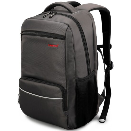 Рюкзак TIGERNU T-B3319, темно-серый, 15.6"
