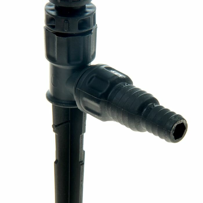 фото Распылитель 4-лепестковый, удлинённый, 60 см, штуцер под шланги 1/2" – 3/4", металл, пластик, «Жук»