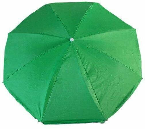 Садовый зонт Lex 0013(12) зеленый - фотография № 2
