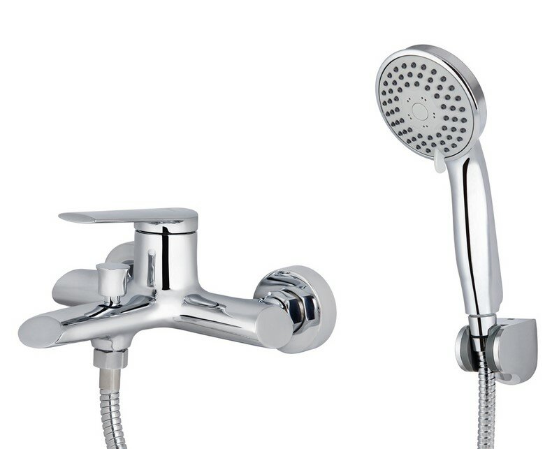 фото Смеситель для ванны KAISER Areva 08022 Сhrome с коротким изливом