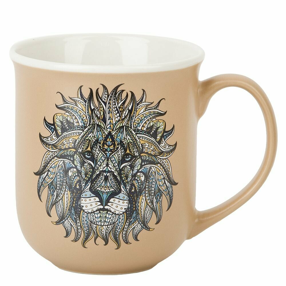фото Кружка Nouvelle "Лев" 380мл, фарфор