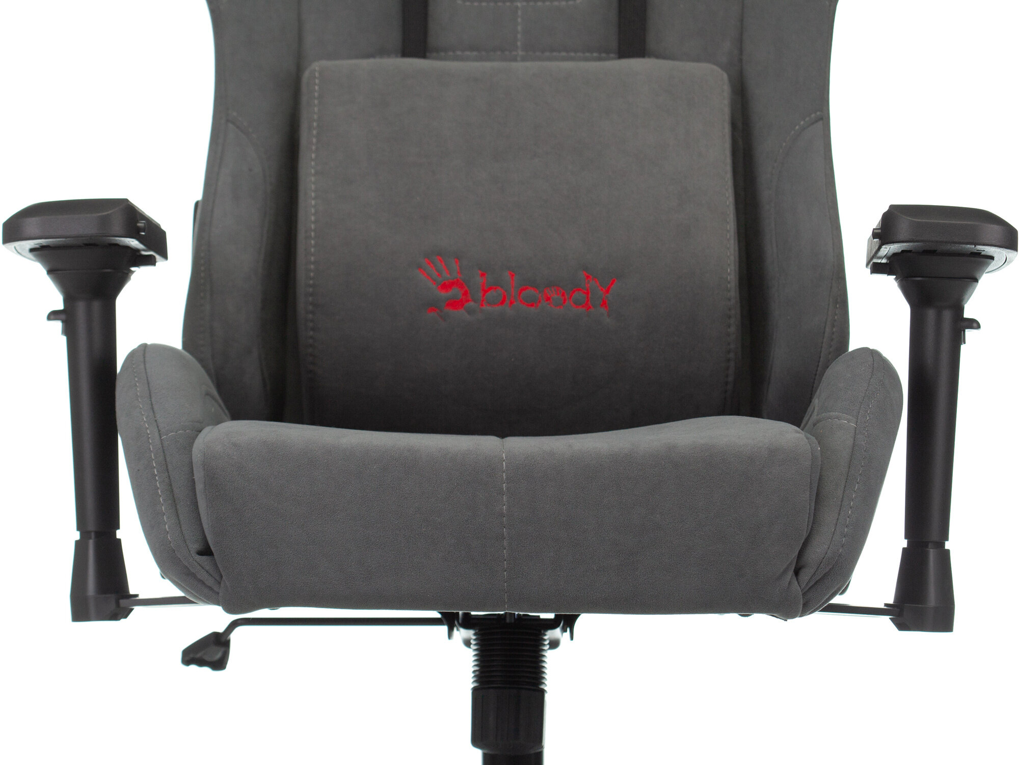 Кресло игровое A4Tech Bloody GC-740, обивка: ткань, цвет: серый - фотография № 12