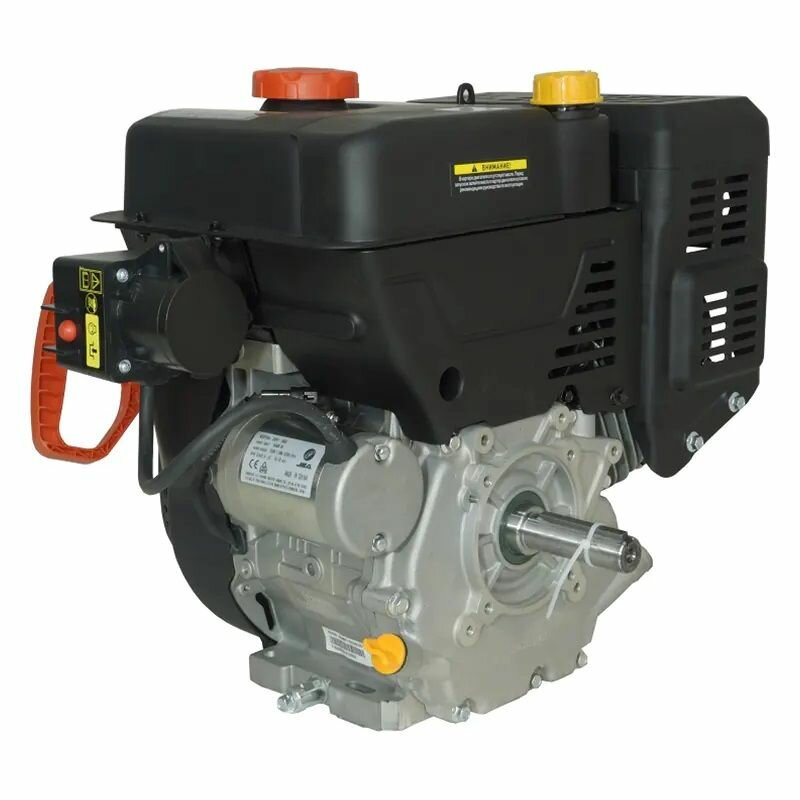 Двигатель бензиновый Loncin LC190FD(S) (A5 type) D25 (15л с 420куб вал 25мм ручной и электрический старт)