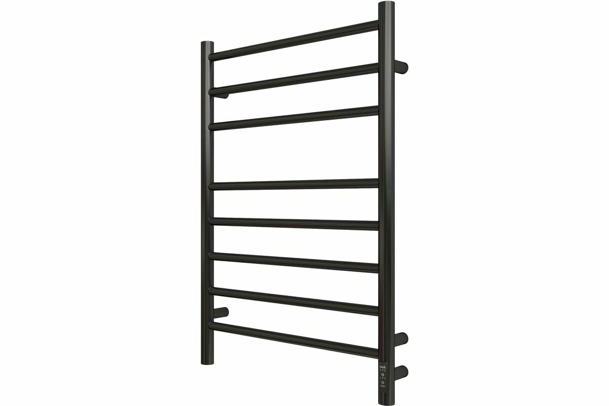 фото Электрический полотенцесушитель GROIS с/т черный матовый Laura GR-132 500x800 RAL 9005 П8 R