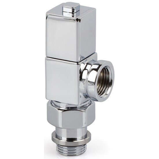 фото Вентиль SR Rubinetterie осевой, Esedra 1/2", ручной регулировки, цвет хром