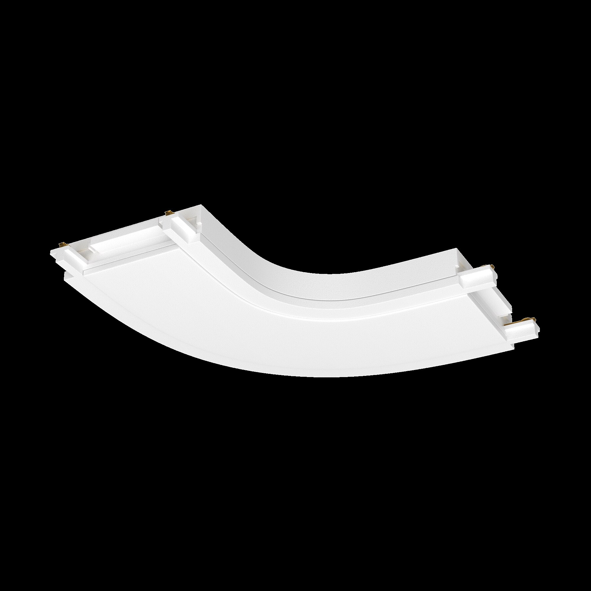 Конектор питания полукруглый Radity белый, TRA084CR-11W Technical - фото №6