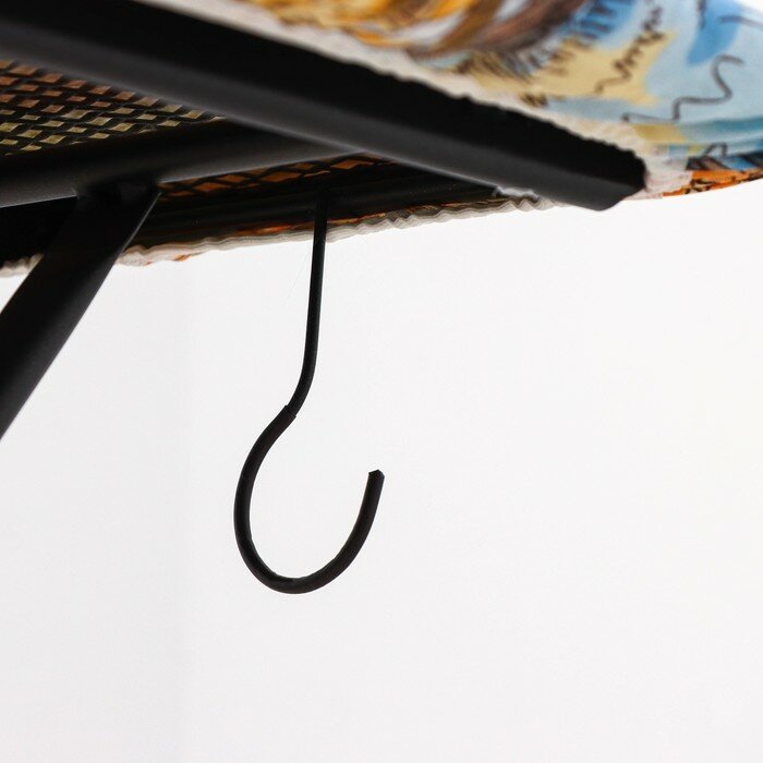 Доска гладильная с крючком Smarty Hanger, 33×90 см, цвет микс - фотография № 4