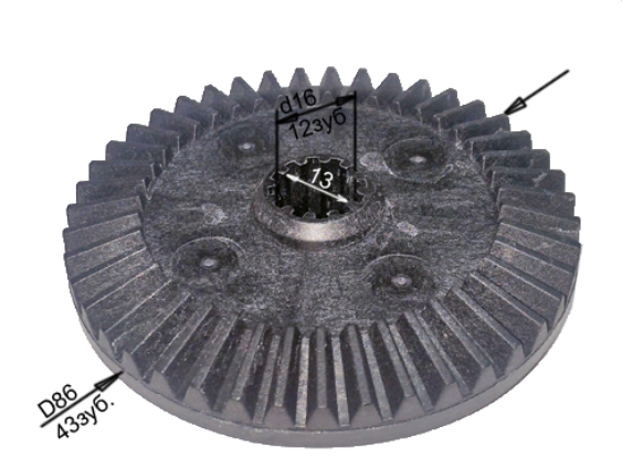 Шестерня пластиковая для электропил D-85,7х13х43зуб. H-19,5мм (ПЦ-400) AEZ 010239O