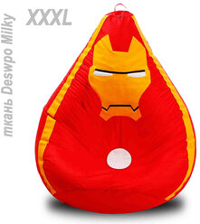 Кресло мешок большое XXXL Железный Человек из Дюспо милки, Iron Man из комиксов Марвел