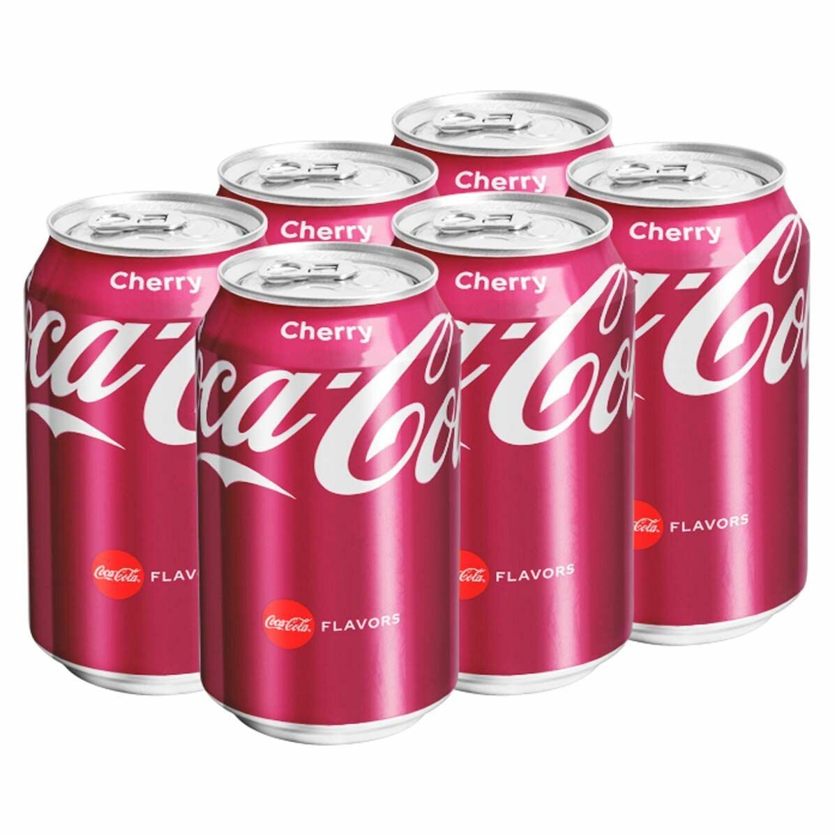 Газированный напиток Coca-Cola Cherry со вкусом вишни (Польша), 330 мл (6 шт)