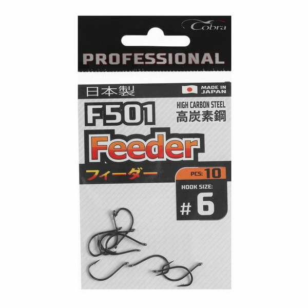 Крючки Cobra Pro FEEDER F501 №6 10 шт.