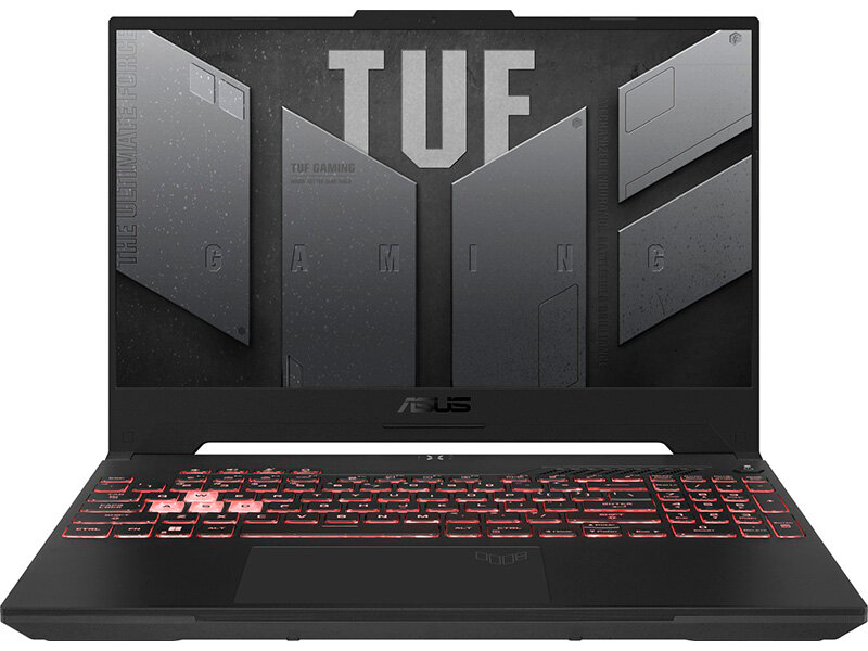 Ноутбук ASUS TUF FA507RC-HN006 90NR09R1-M00240 (AMD Ryzen 7 6800H 3.2GHz/16384Mb/512Gb SSD/No ODD/nVidia GeForce RTX 3050 4096Mb/Wi-Fi/Cam/15.6/1920x1080/No OS)