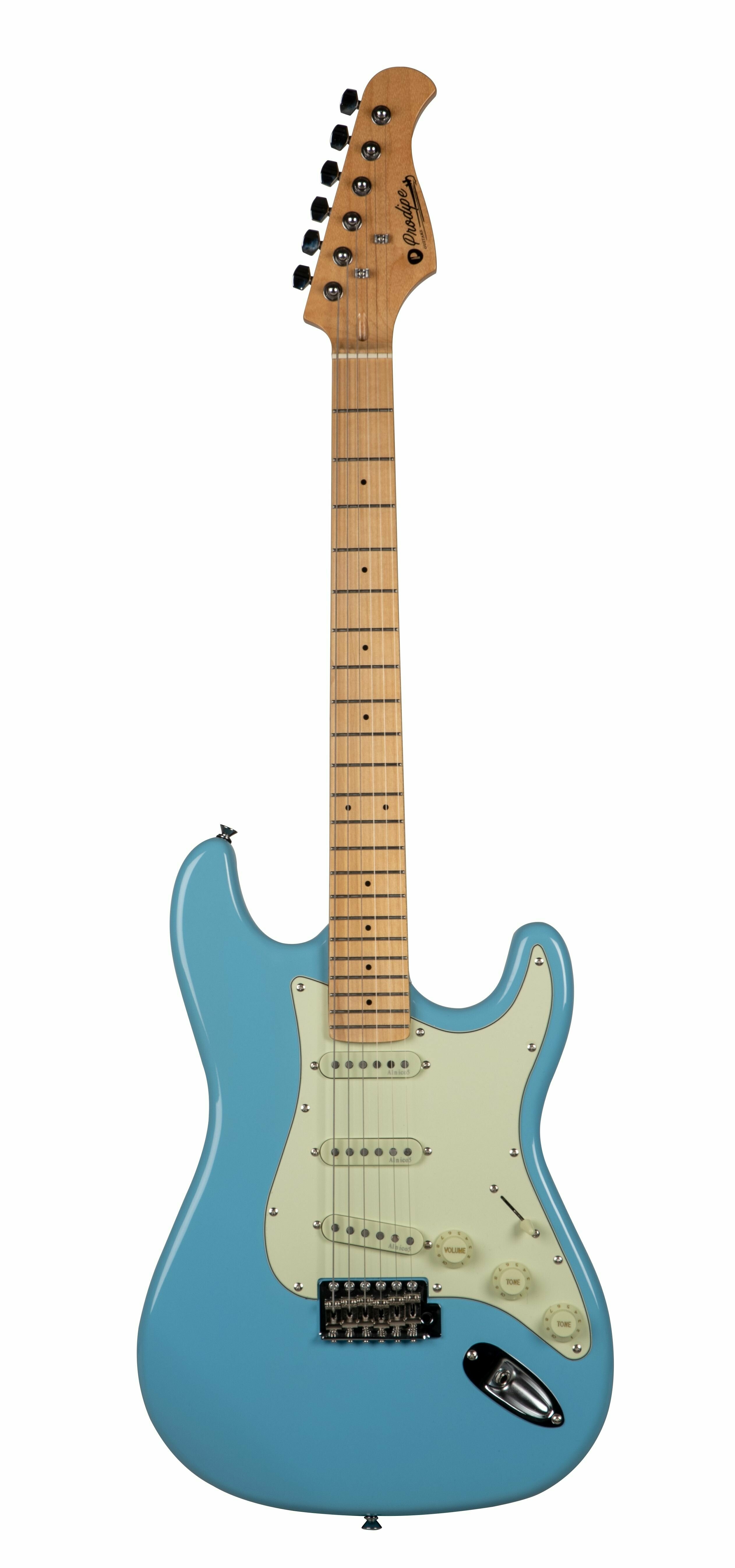 Электрогитара "Stratocaster" (S-S-S), Prodipe - ST80MA Голубая