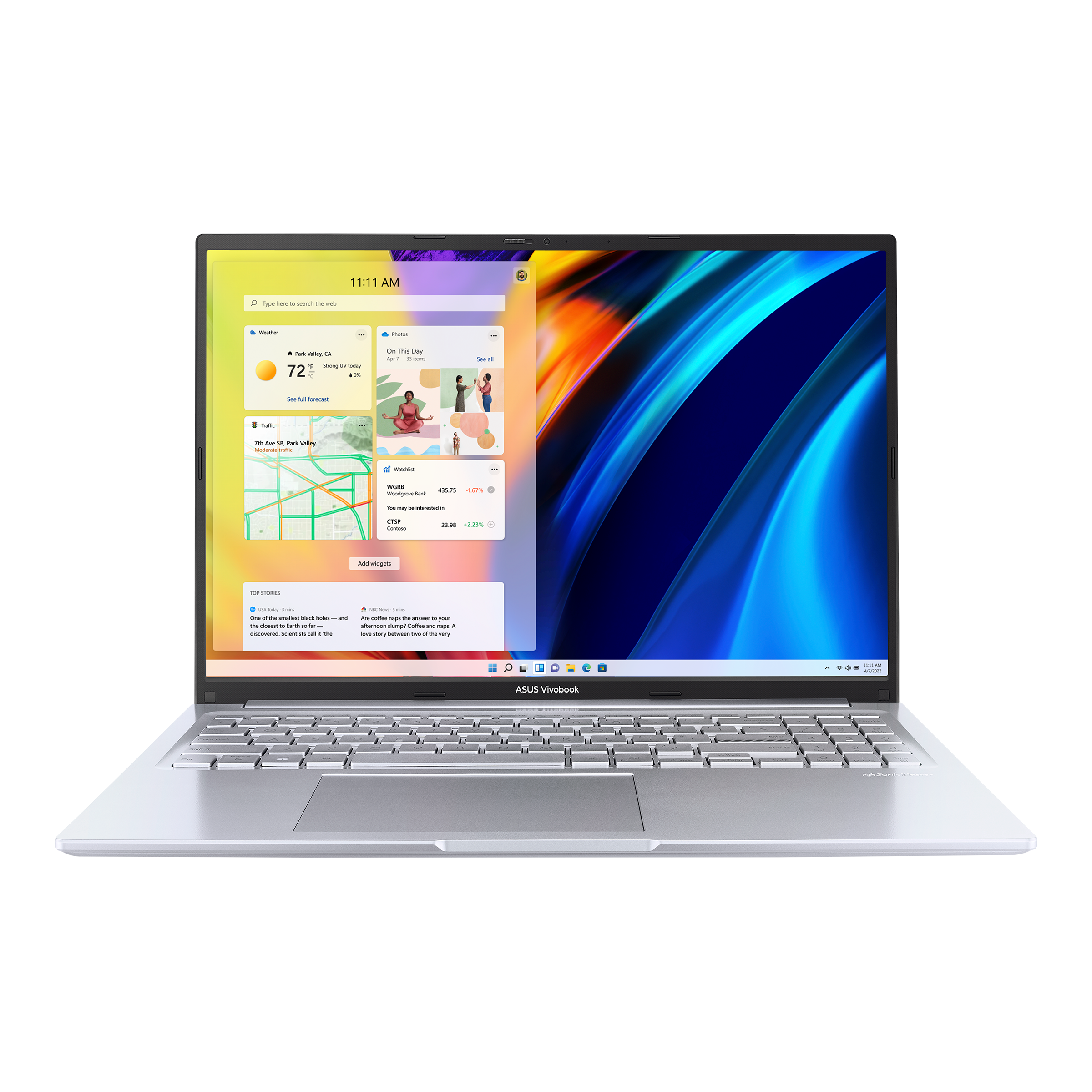 Ноутбук ASUS VivoBook 16X M1603QA-MB253 (90NB0Y82-M00FN0) 16"WUXGA IPS/Ryz 7 5800H Octa/16Gb/512Gb SSD/UMA/DOS серебристый