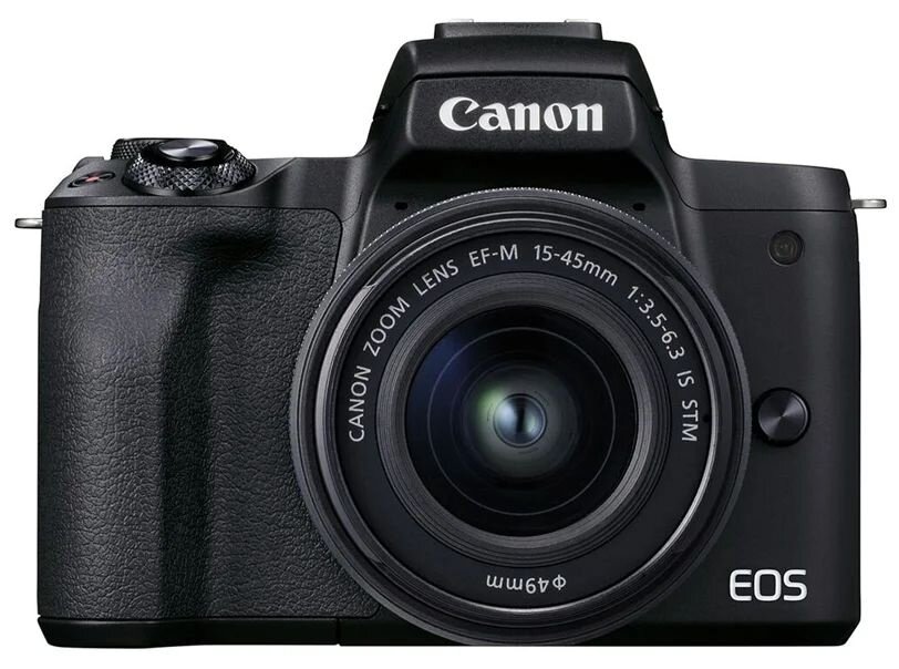 Беззеркальный фотоаппарат Canon EOS M50 Mark II kit EF-M 15-45mm f/3.5-6.3 IS STM черный ((