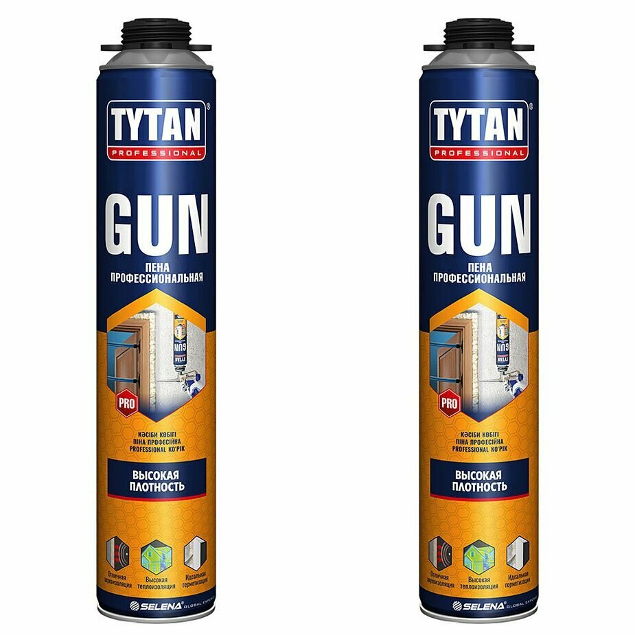 Пена монтажная профессиональная Tytan Gun летняя 750 мл (2 шт.)