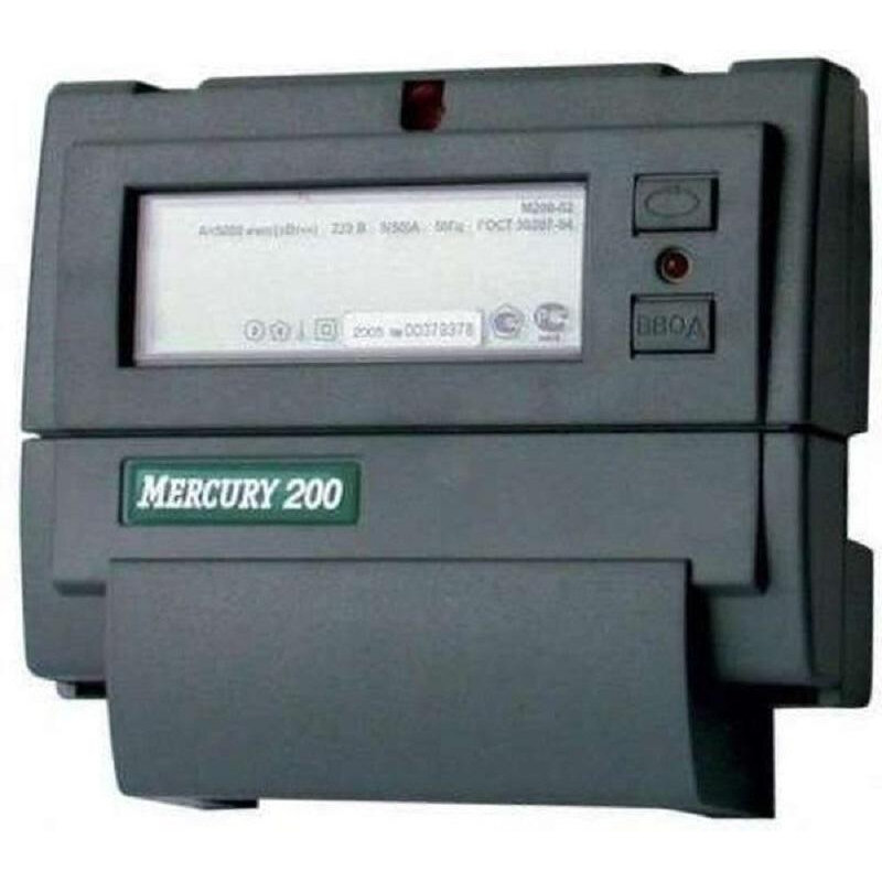 фото Счетчик Инкотекс Меркурий 200.02 1ф 5-60А многотариф (М0000051747)