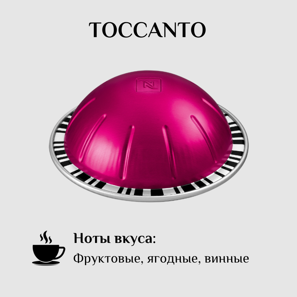 Капсулы для кофемашины Nespresso Vertuo TOCCANTO 100 штук - фотография № 2