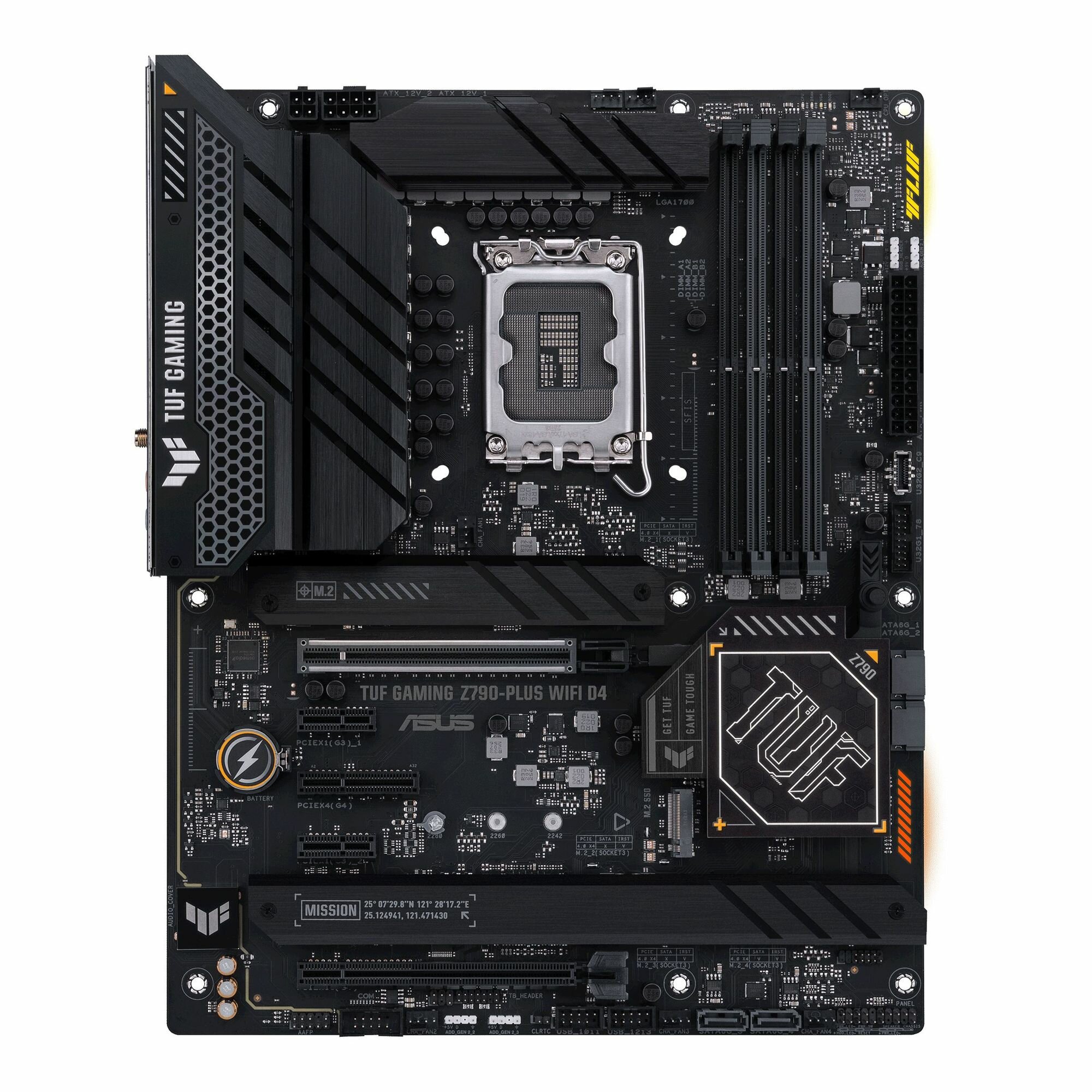 Материнская плата Asus TUF GAMING Z790-PLUS WIFI D4, Soc-1700, ATX - фото №1