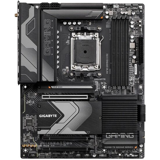 GIGABYTE Материнская плата SocketAM5 GIGABYTE X670 GAMING X AX (AMD X670, 4xDDR5, M.2, SATA III, RAID, 3xPCI-E, HDMI, 2.5Гбит LAN, WiFi, BT, USB3.2, Type-C, ATX) (ret)