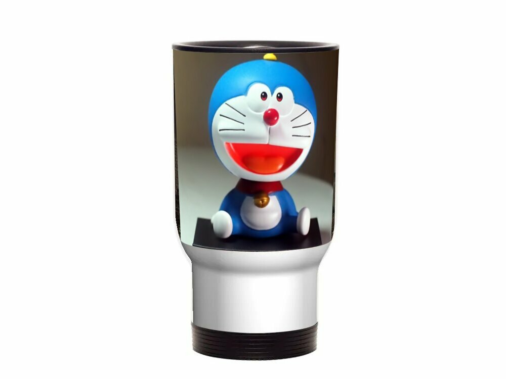 Тремокружка для авто с принтом "Игрушка, doraemon, робот" 0.5 л.