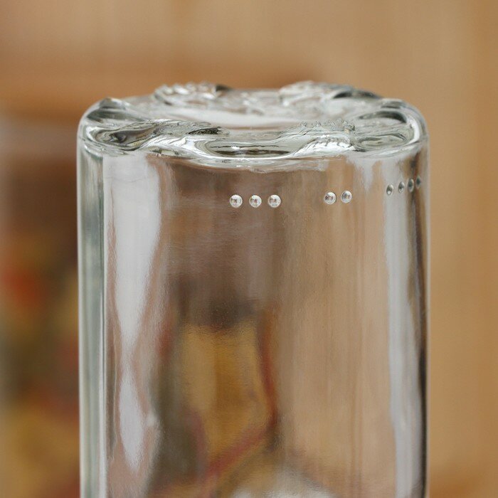 LARANGE Бутылка с пластиковым дозатором для масла и соусов «Меловой дизайн», стеклянная, 330 мл, с мелком для маркировки - фотография № 7