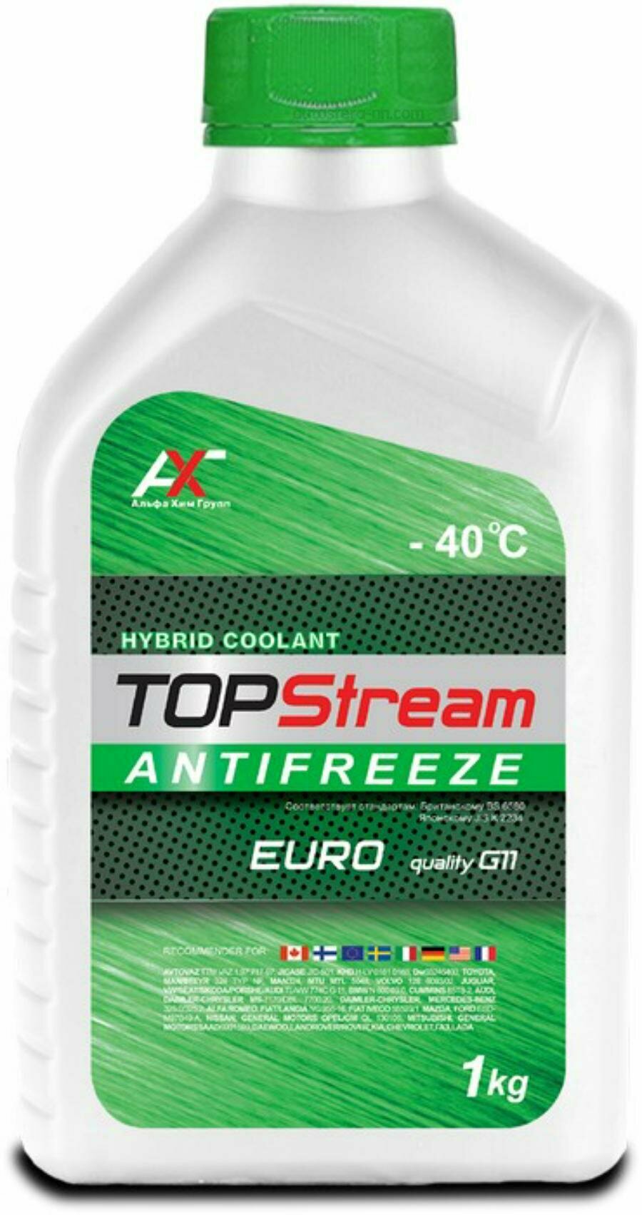 TOPSTREAM ATSE00001 Антифриз TOPStream EURO G11 1 л