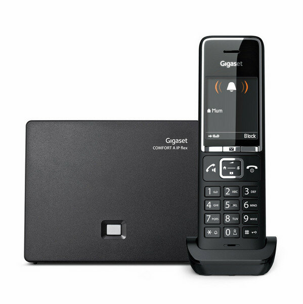 VoIP-телефон Gigaset COMFORT 550A IP FLEX RUS черный (S30852-H3031-S304)