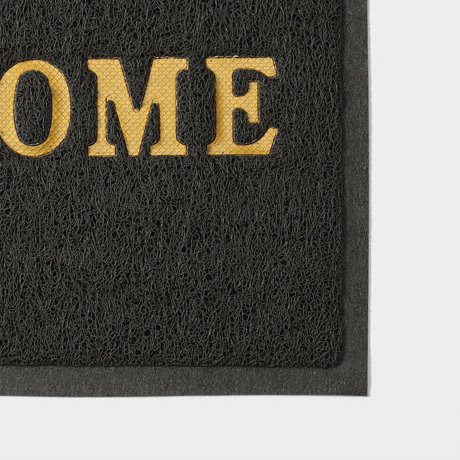 Коврик придверный Welcome, с окантовкой, 38×58 см, цвет серый - фотография № 4