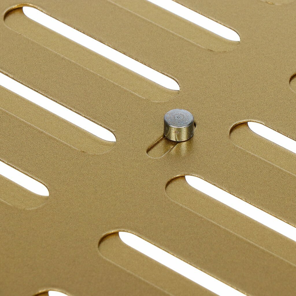 Решетка вентиляционная металл, регулируемая, 150х150 мм, золотая, Event, 150х150ВРР - фотография № 2