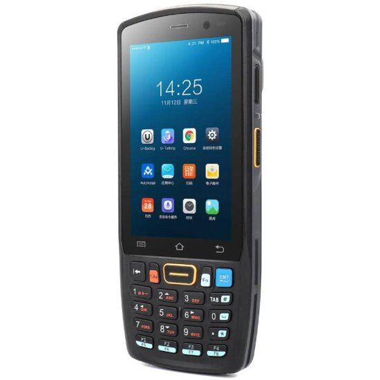 Терминал сбора данных Urovo DT40 Android 9.0 / 1.8 GHz / 8хCore Cortex A53 / Qualcomm SD 450 / 3+32 GB / SE2030 / 2D Imager / 4.0" / 480 x 800 / BT/ GPS / Wi-Fi / 4500mah / IP 67 / 240 g / 24 key