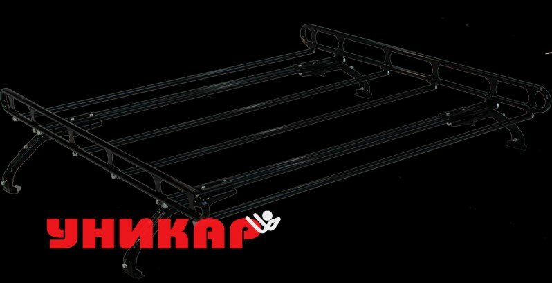 Багажник корзина 2-х опорный, полимер. покрытие
