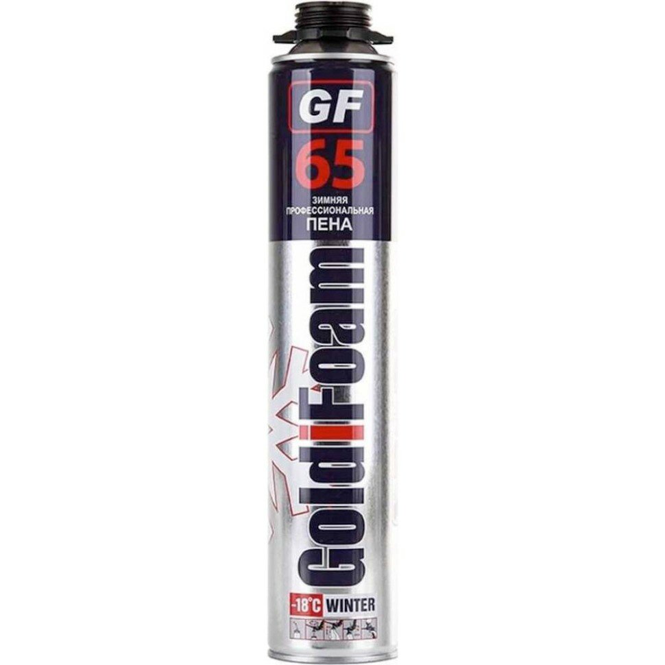 фото Пена монтажная профи GF 65 л зима 850 мл(12)