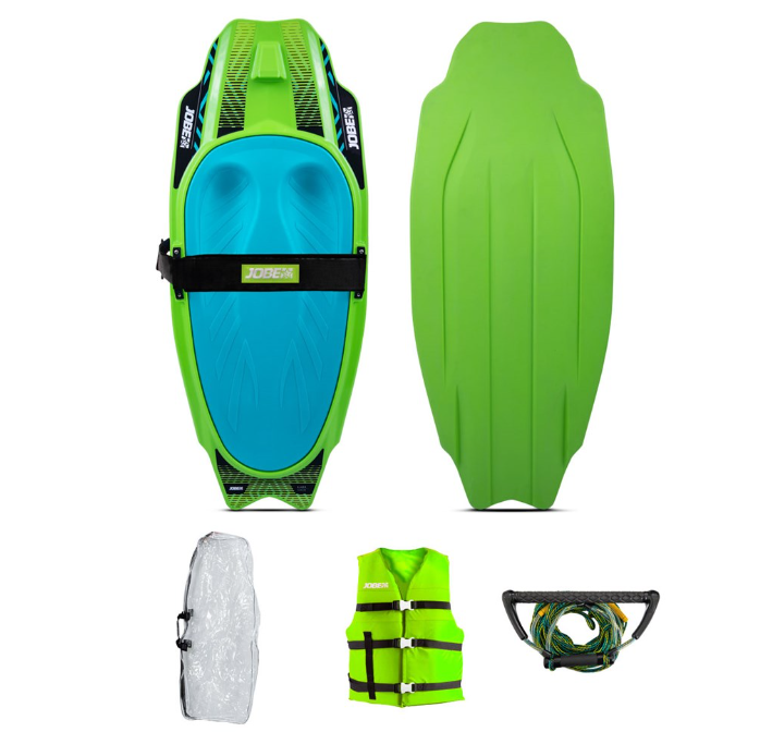 JOBE Ниборд JOBE 22 Slash Kneeboard Lime Green Package