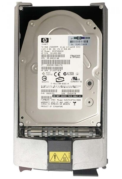   HP 321499-002 72,8Gb U320SCSI 3.5" HDD