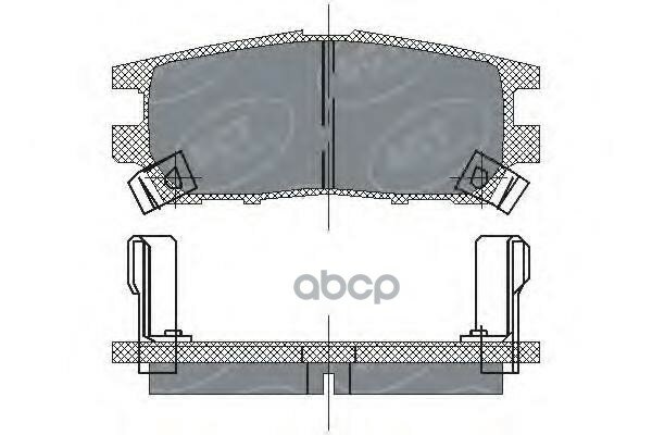 Колод. Торм. перед. Mitsubishi Pajero I/Pajero Ii 3.0/3.5/2.5 SCT арт. sp202