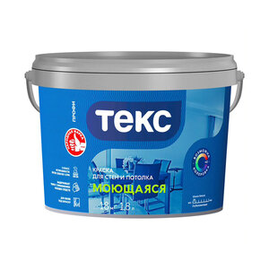 фото Краска моющаяся Текс Профи RAL 7012 (Базальтово-серый - Basalt grey) 1,8 л