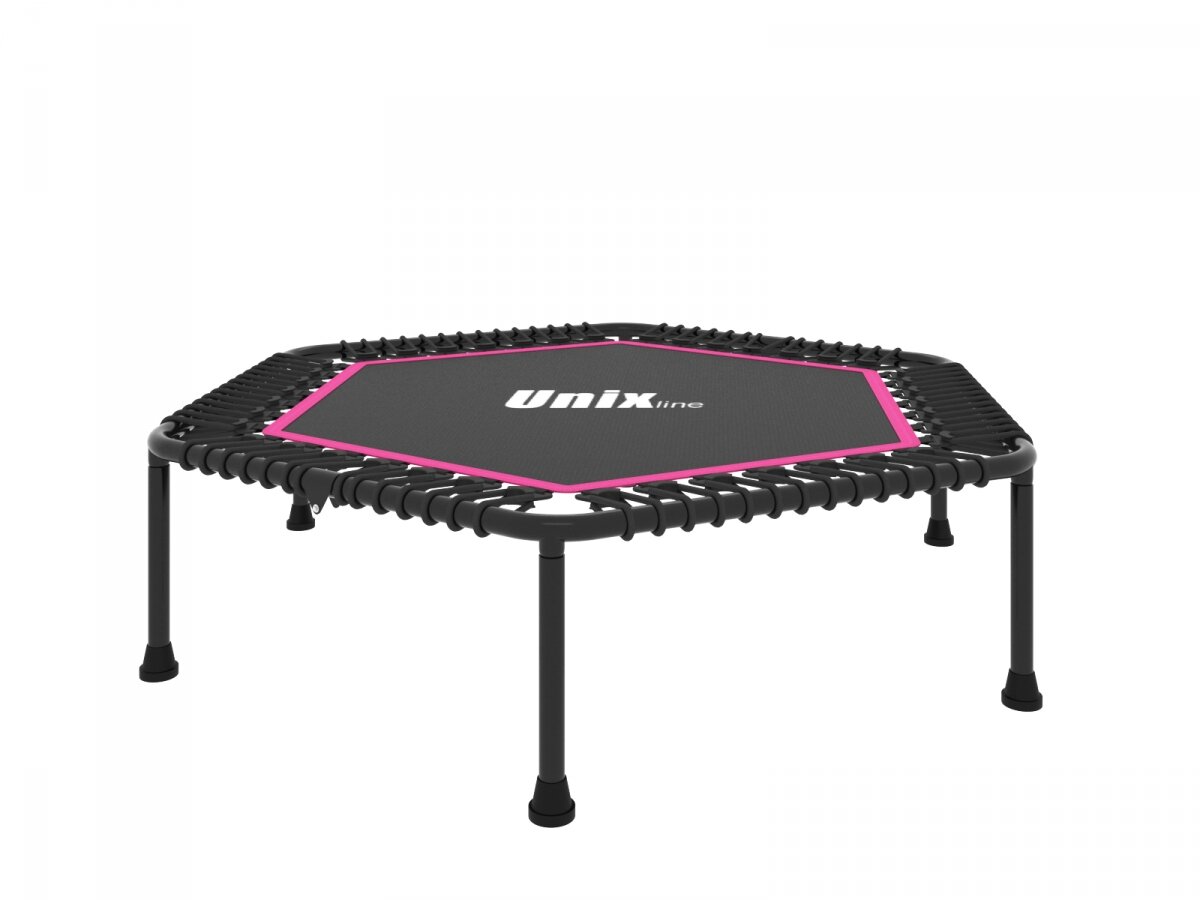 Батут Unix line Fitness Lite Pink - 130 см