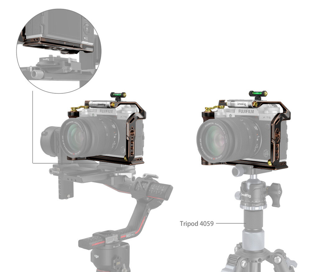 Клетка SmallRig 3870 Retro Cage для Fujifilm X-T5 - фотография № 5