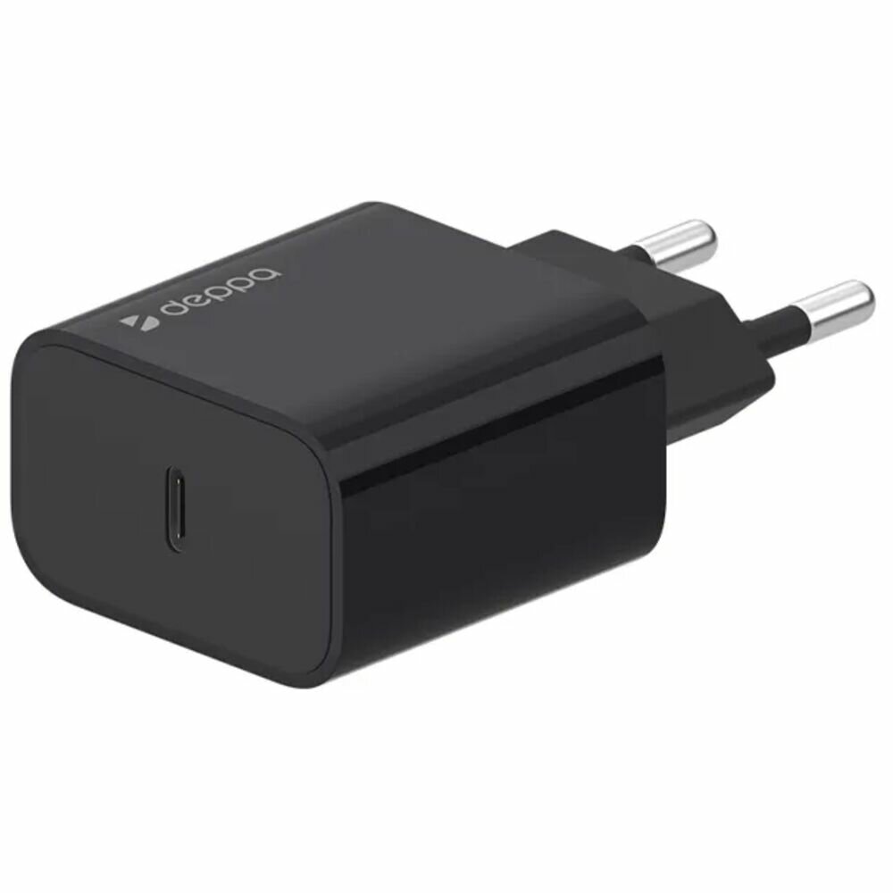 Сетевое зарядное устройство Power Delivery Deppa 25Вт USB Type-C черный (11427)