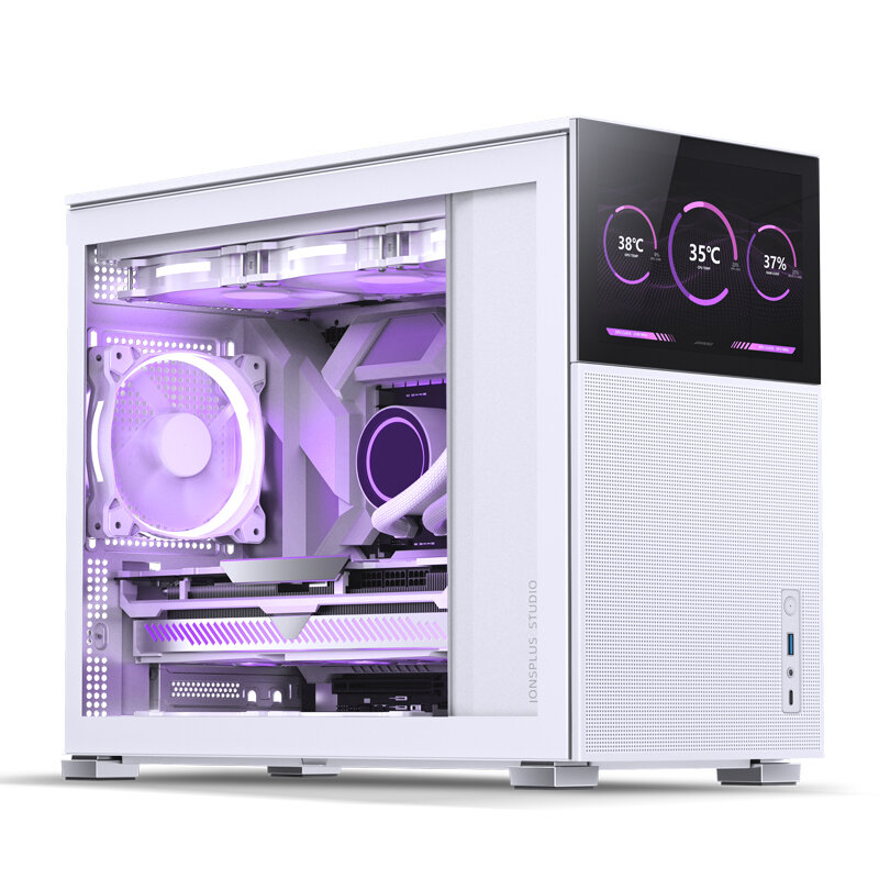 Корпус JONSBO D31 MESH SC White без БП, mini-ITX, белый