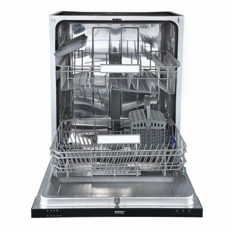 Встраиваемая посудомоечная машина 60 см Kraft TCH-DM604D1202SBI - фотография № 1