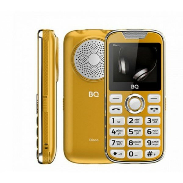 Мобильный телефон BQ 2005 Disco Gold. MTK 6261DA, 1, 260 MHz, 32 Mb, 32 Mb, 2G GSM 850/900/1800/1900, Bluetooth Версия 3.0 Экран: 2 , 176*220, QCIF, с