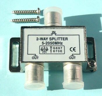 ТВ сплиттер 2 way 5-2050 МГц, CN-7071B 254-122