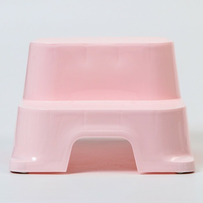 Табурет-подставка детский, цвет светло-розовый - фотография № 2